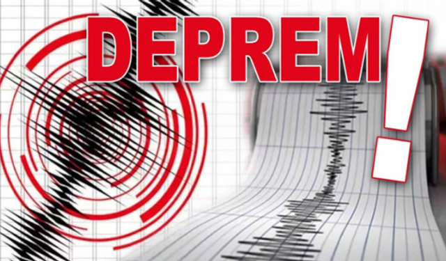 Bursa'da deprem meydana geldi