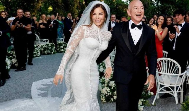 Jeff Bezos-Lauren Sanchez çiftinin görkemli düğünü