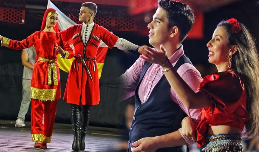 Antalya kültür ve dans festivalinde dünya dansları buluşması