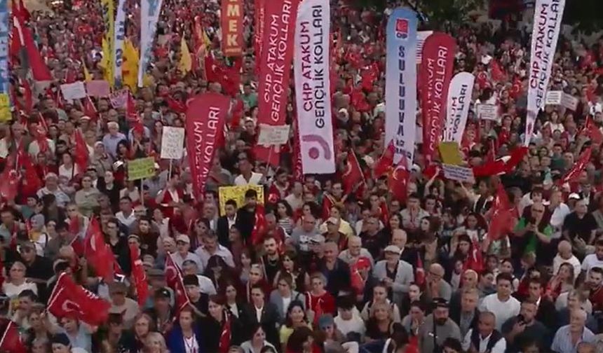 CHP Amasya mitingine yoğun katılım