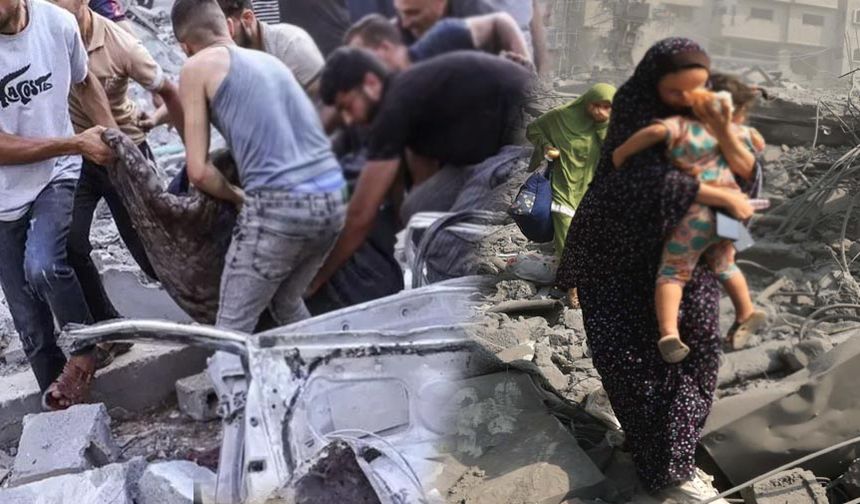 Gazze’de katliam sürüyor:  can kaybı 57 bini aştı