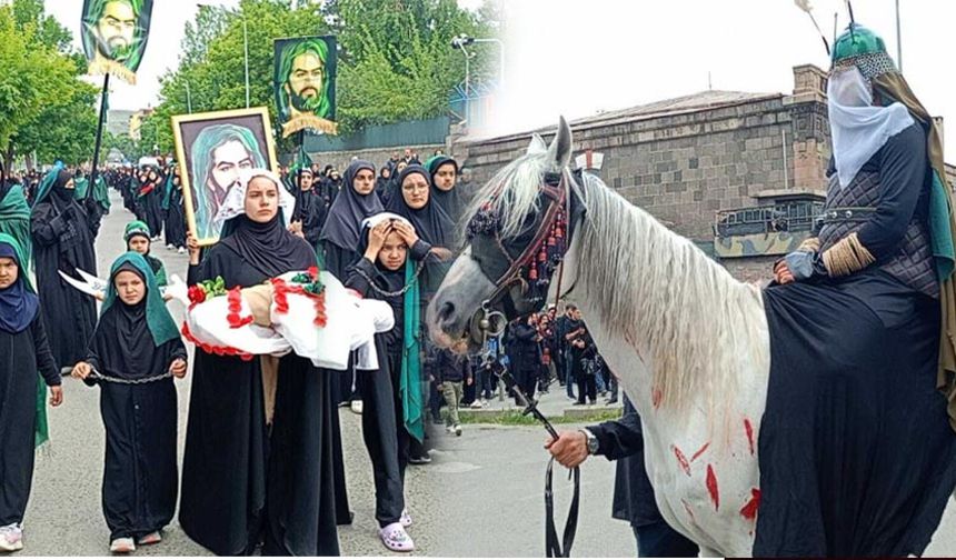 Kars'ta kerbela şehitleri gözyaşlarıyla anıldı
