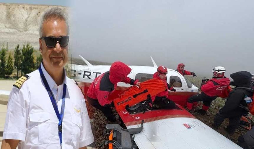 Türk pilot kazada kurtarılamadı