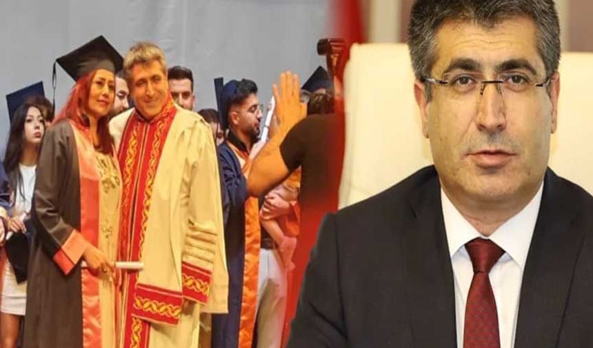 Rektör Semih Aktekin eşi için bölüm taşıdı!