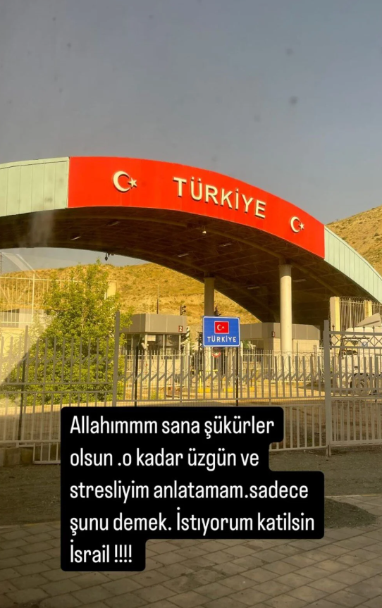 Şarkıcı Lara İran'dan döndü