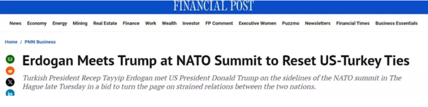 Erdoğan-Trump görüşmesi dünya basınında yer aldı!