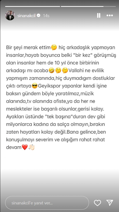 Sinan Akçıl ile Ece Erken el ele!