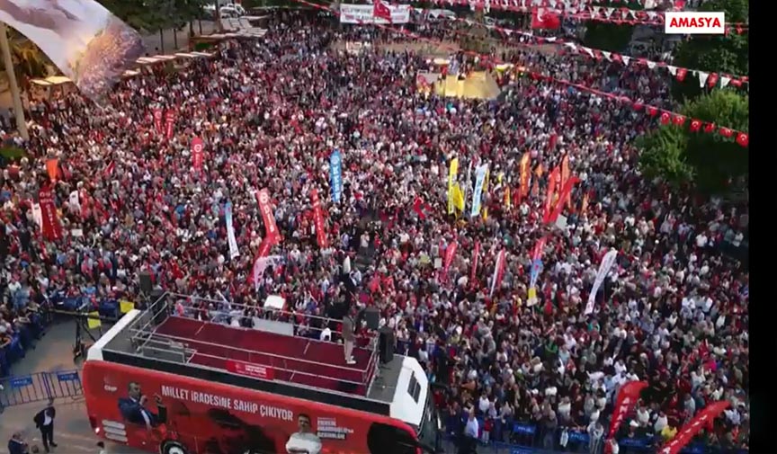 Chp Amasya Mitingi Yoğunkatılım
